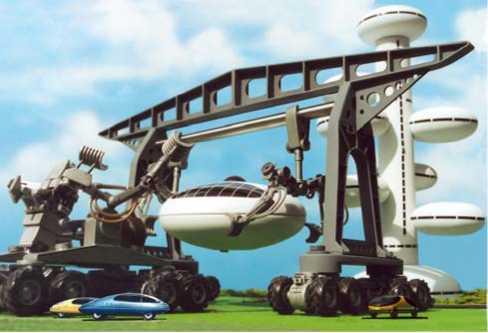 Jacque Fresco - DESIGNING THE FUTURE - Massive Lifting Crane